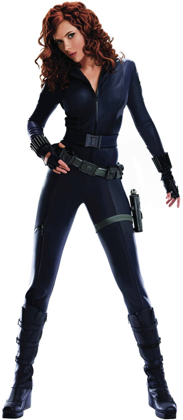 Black Widow Action Pose