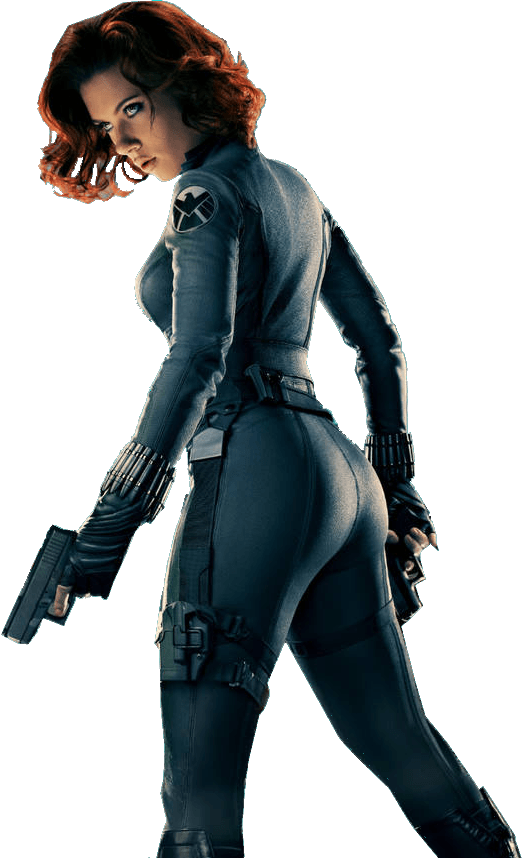 Black Widow Action Pose