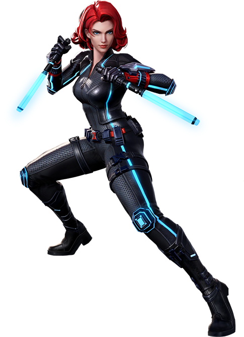 Black Widow Action Pose