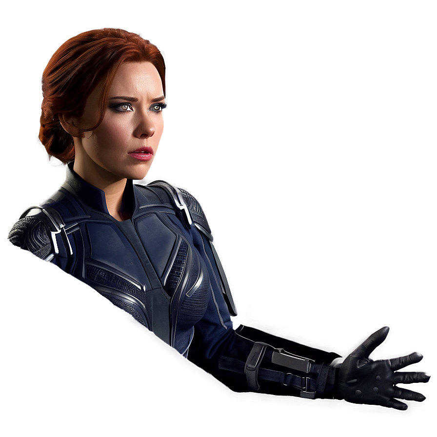 Black Widow Iconic Look Png 85