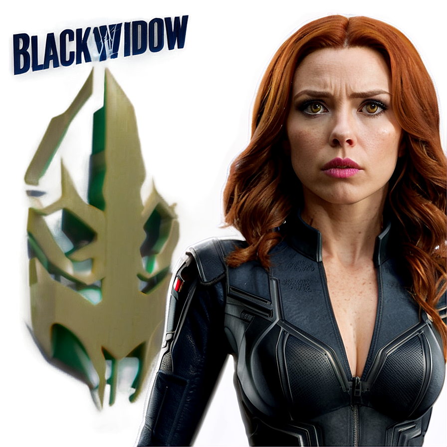 Black Widow In Suit Png 6