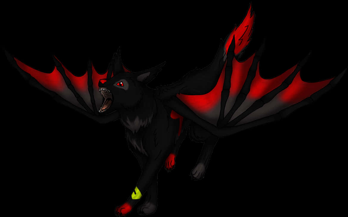 Black Winged Beast Artwork