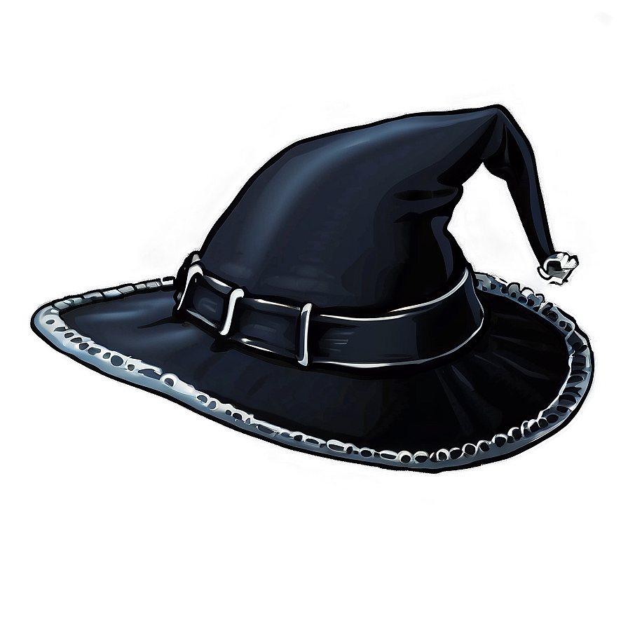 Black Witch Hat Png 06112024