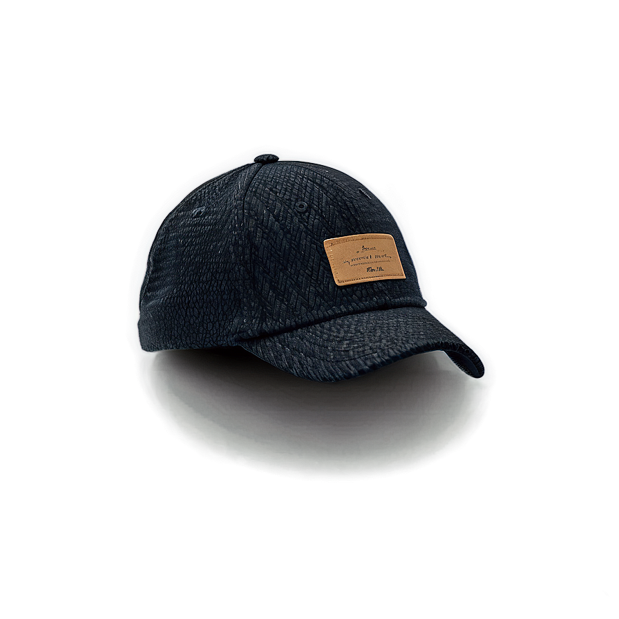 Black Wool Cap Png Plv