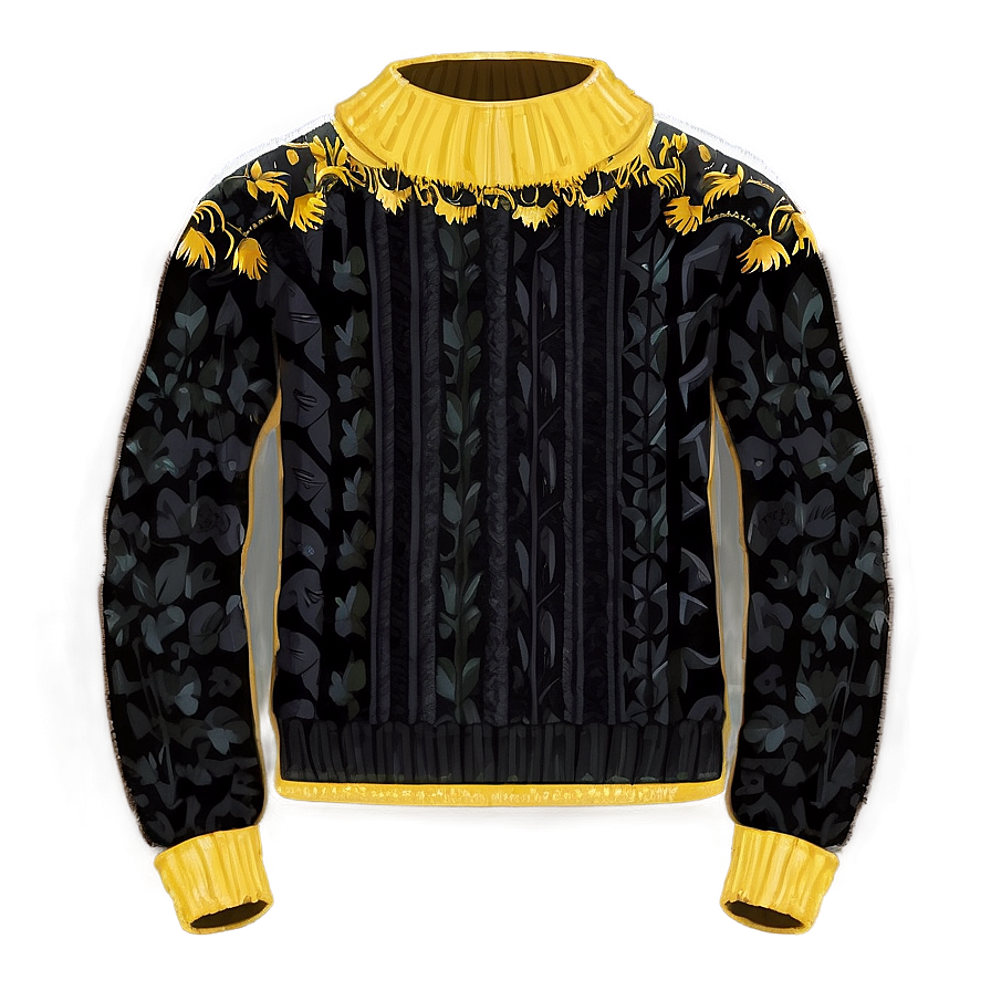 Black Wool Sweater Png 59