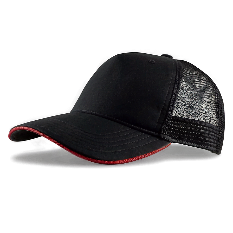 Black Wool Trucker Hat Png Cou