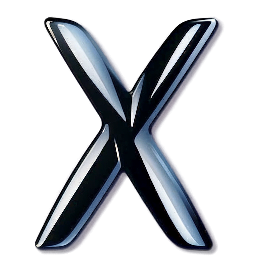 Black X Brand Logo Png 32