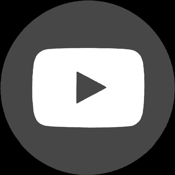 Black You Tube Logo Icon