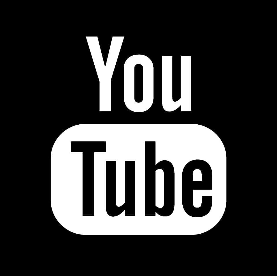 Black_ You Tube_ Logo