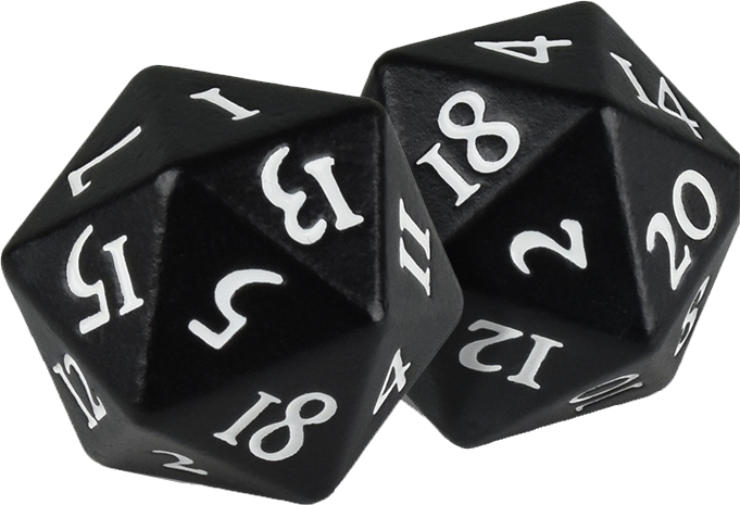 Black20 Sided Dice