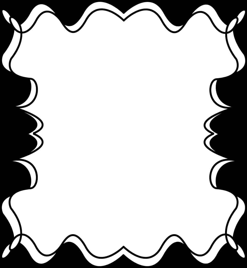 Blackand White Abstract Frame