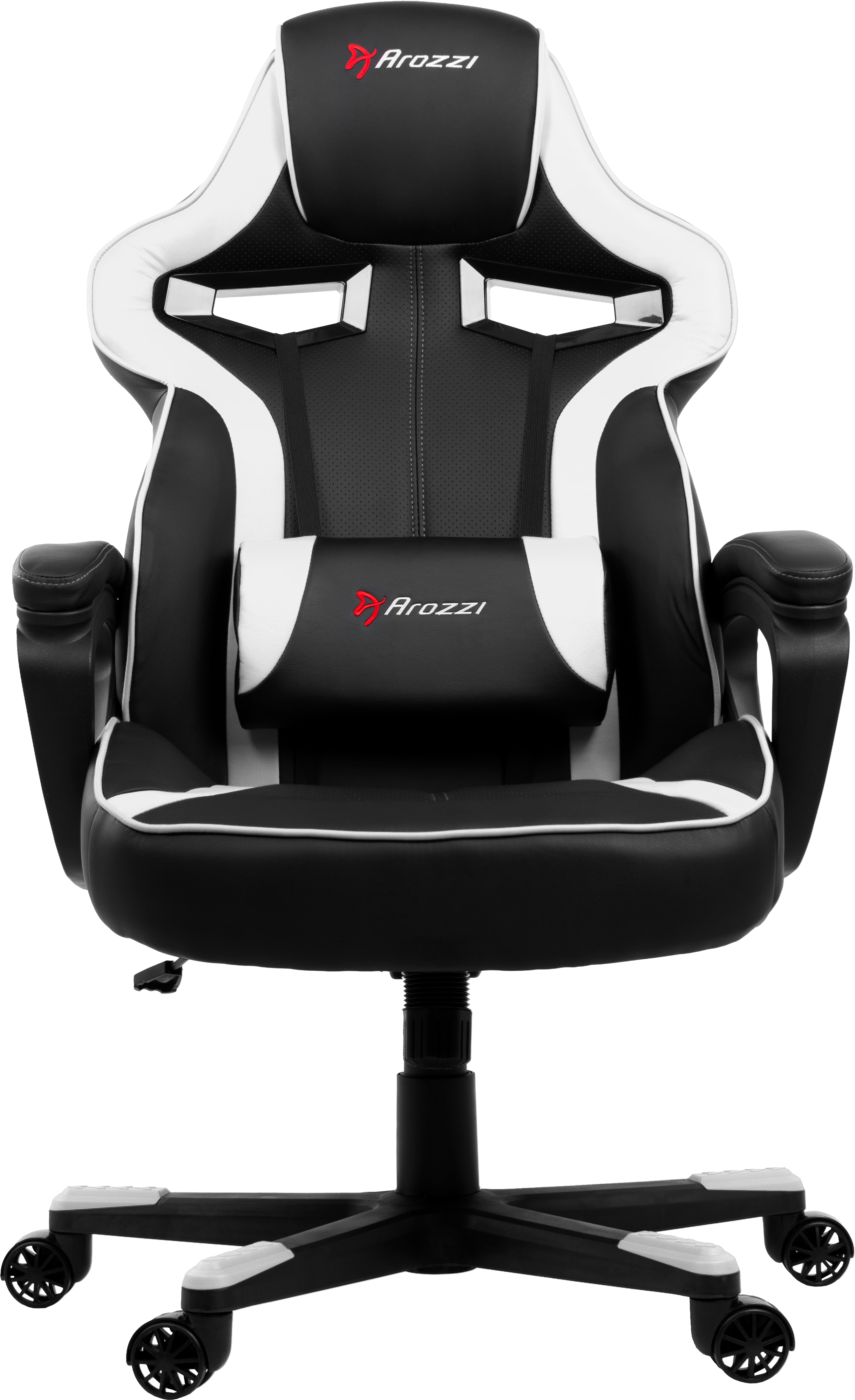 Blackand White Gaming Chair Arozzi