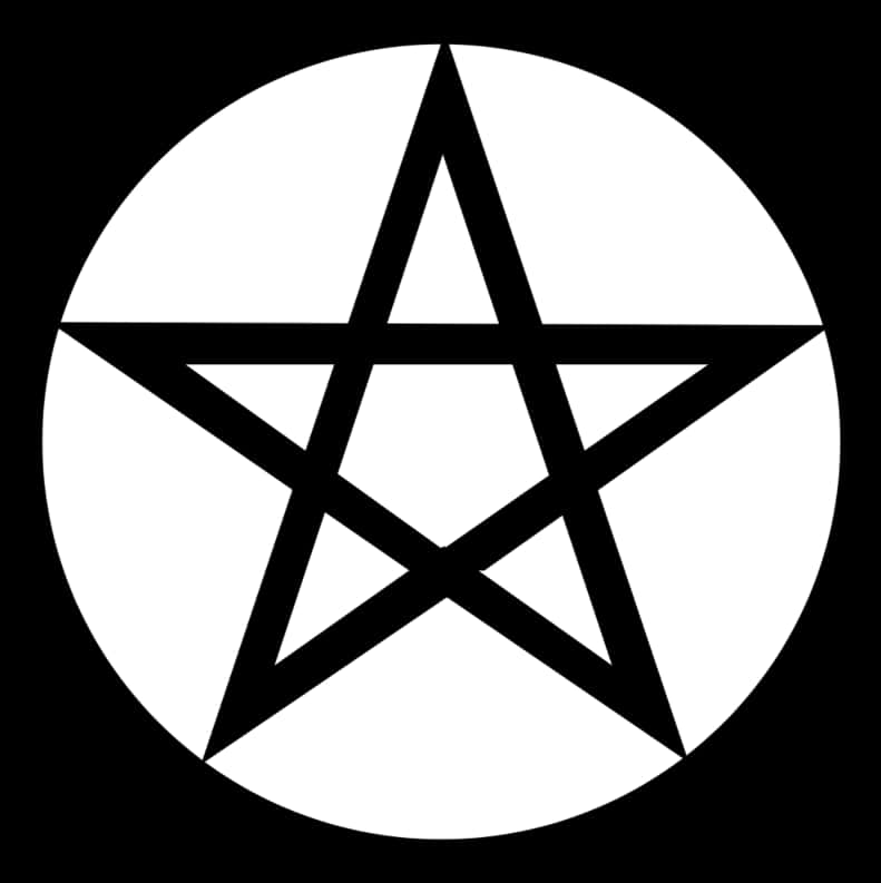 Blackand White Pentagram