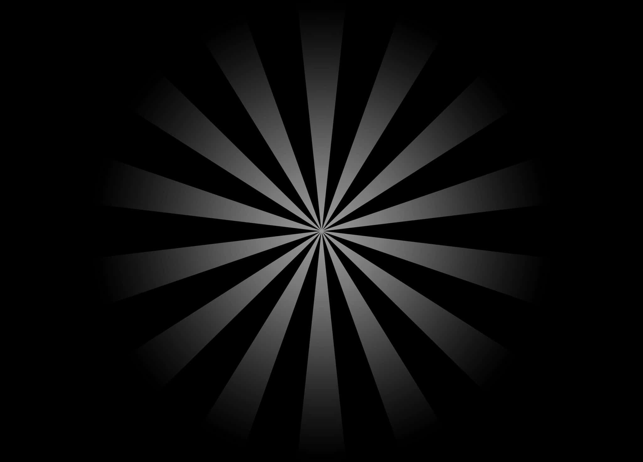 Blackand White Radial Design