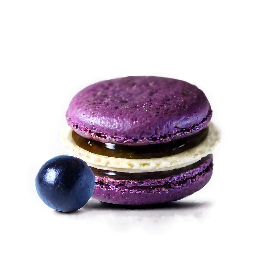 Blackcurrant Macaron Png 06122024