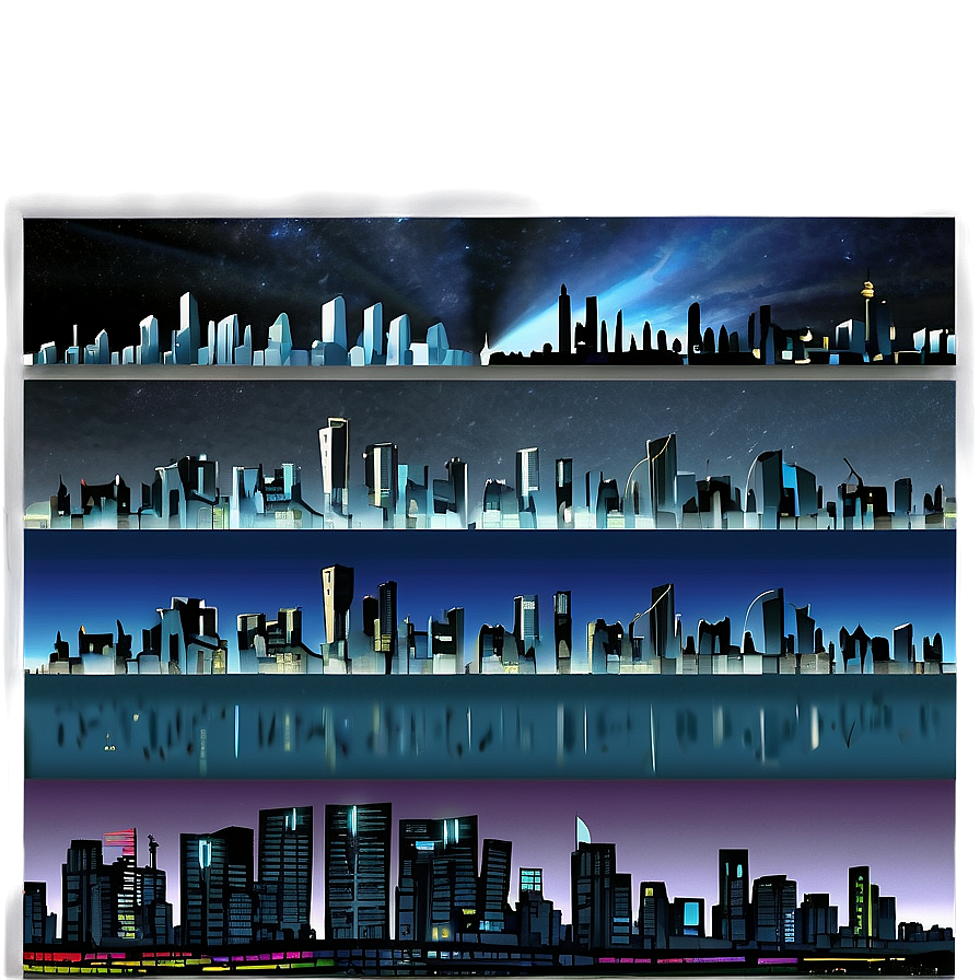 Blackout Cityscape Png 75