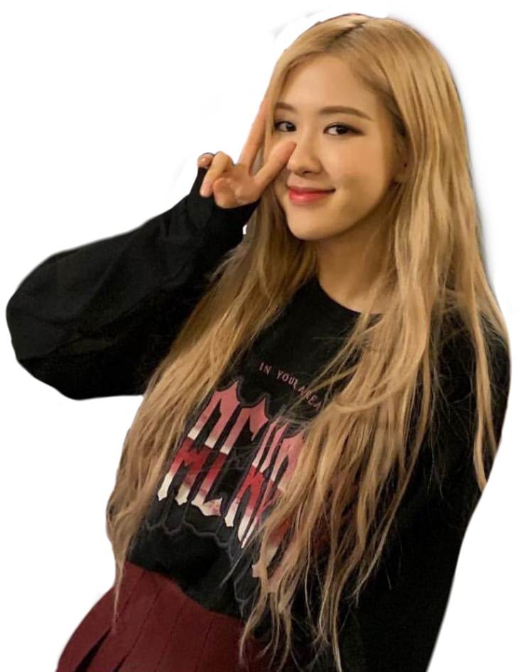 Blackpink Member Peace Sign