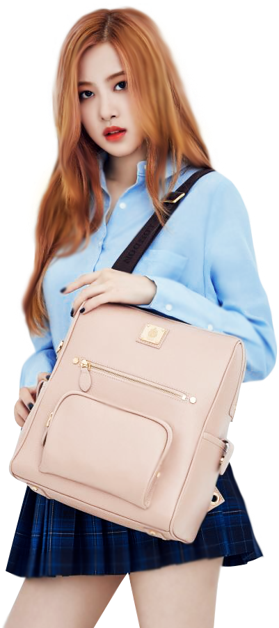 Blackpink Member With Beige Bag