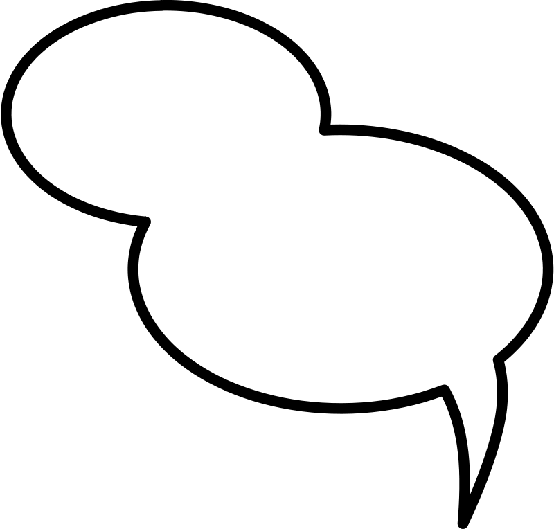 Blank Comic Speech Bubble