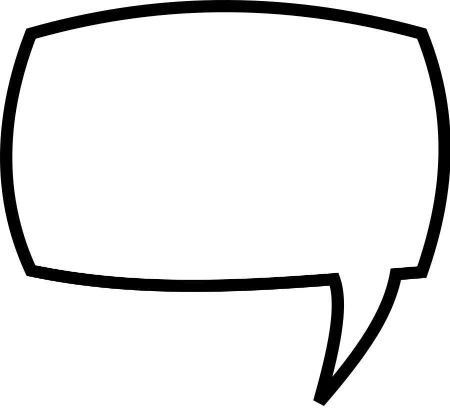 Blank Comic Speech Bubble