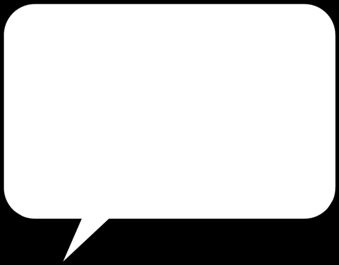 Blank Comic Speech Bubble