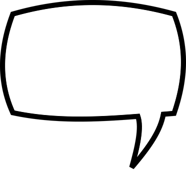 Blank Comic Speech Bubble