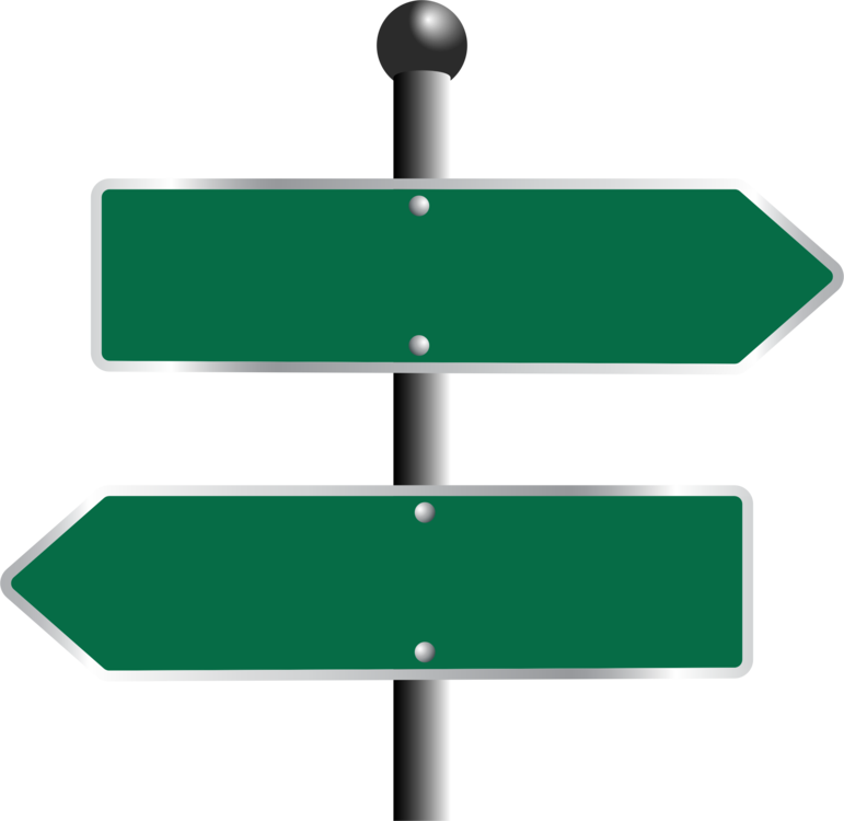 Blank_ Directional_ Signposts