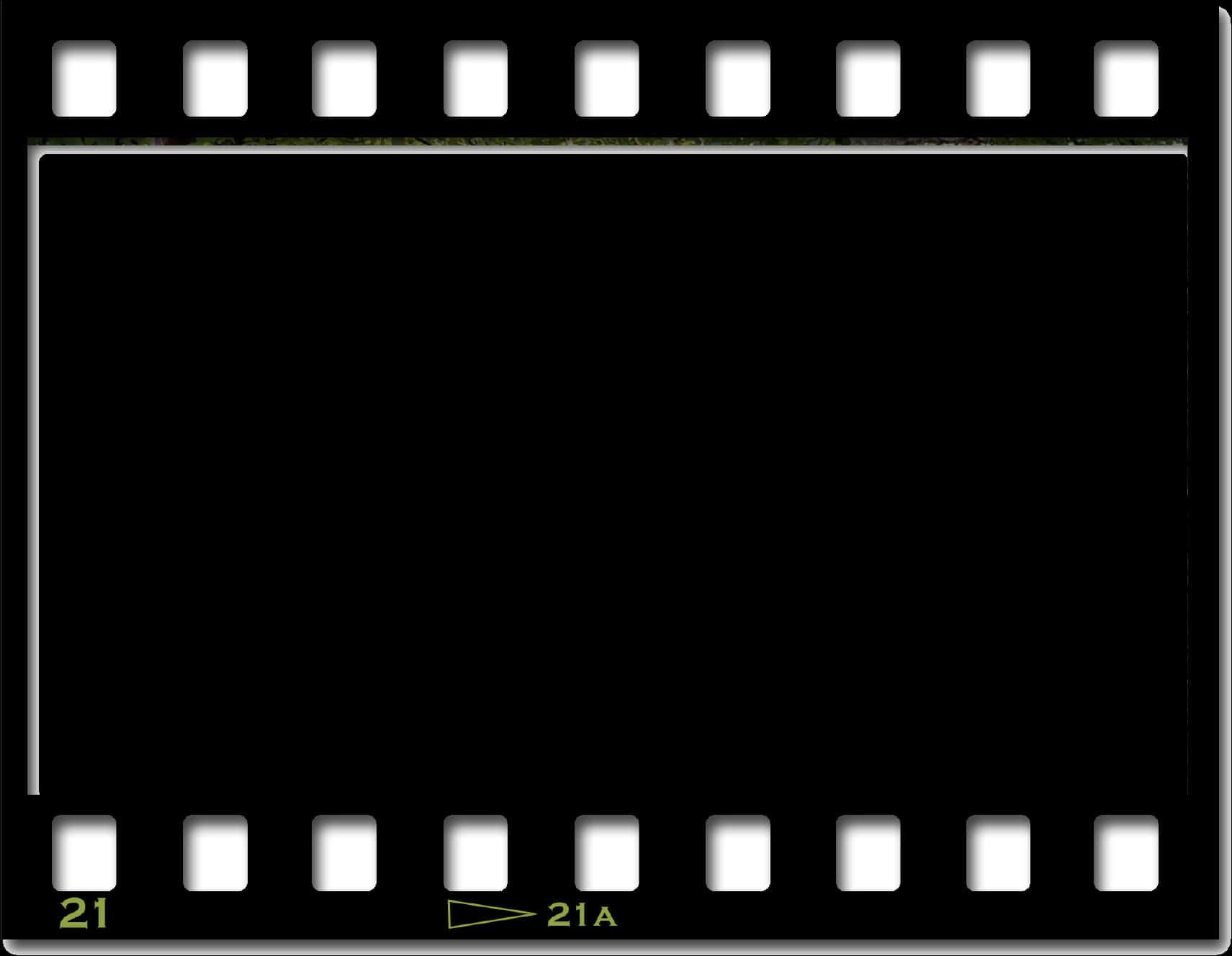 Blank Film Strip Frame