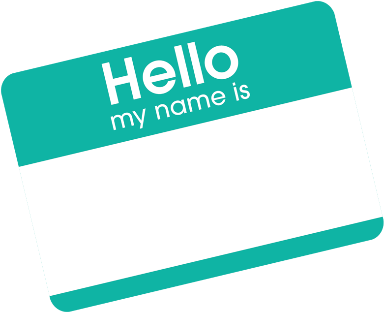 Blank Name Tag Template