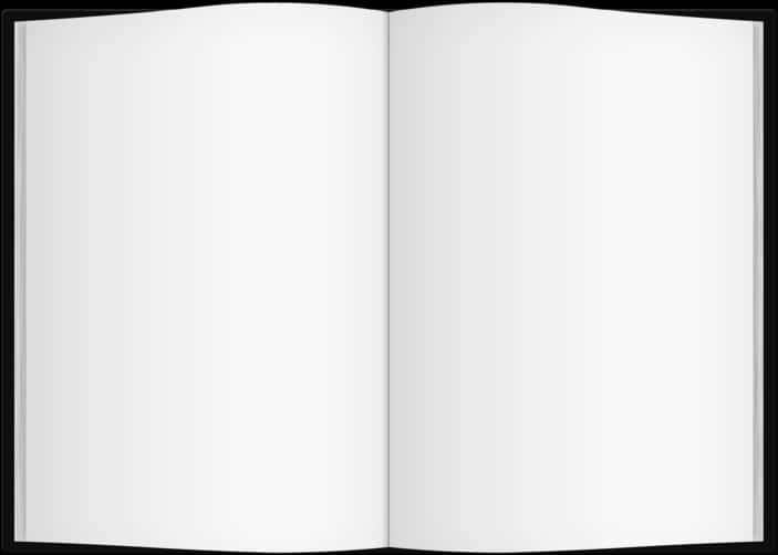 Blank Open Book Template