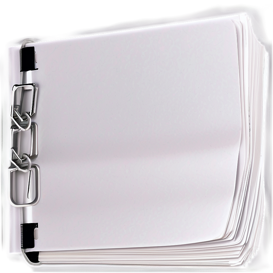 Blank Paper Stack Png 43