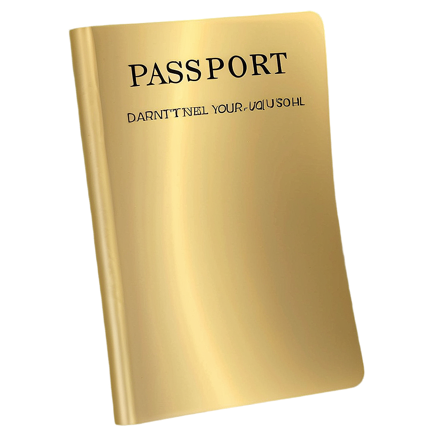 Blank Passport Template Png 29 Image
