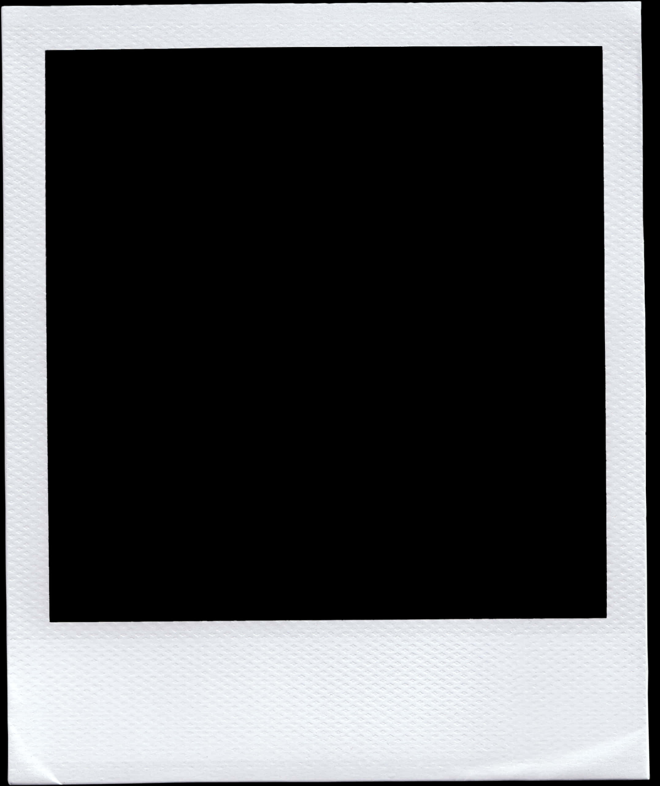 Blank Polaroid Frame