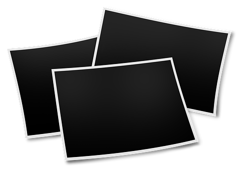 Blank Polaroid Frames Vector