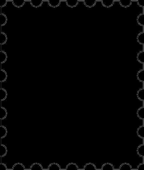 Blank Postage Stamp Template