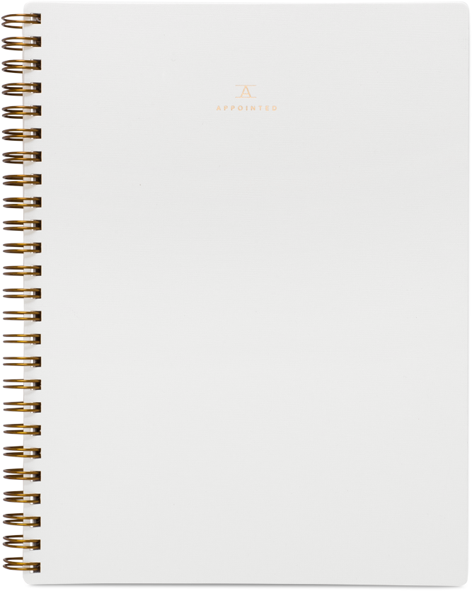 Blank Spiral Notebook Clipart