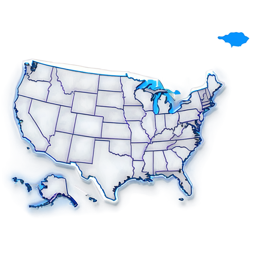 Blank Us Map For Coloring Png 98