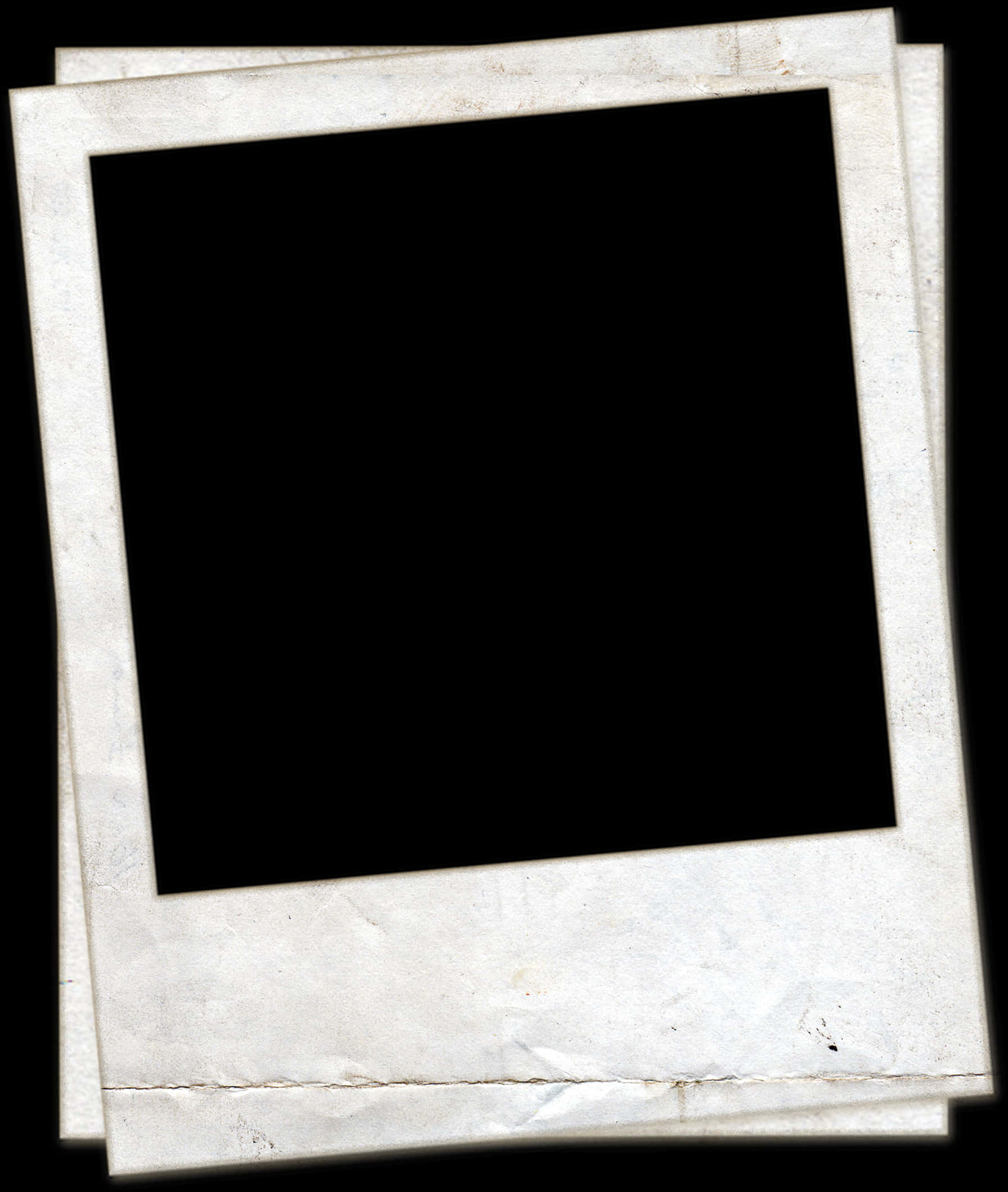 Blank Vintage Polaroid Frame