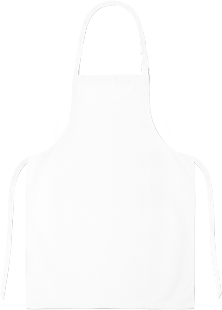 Blank White Apron Design