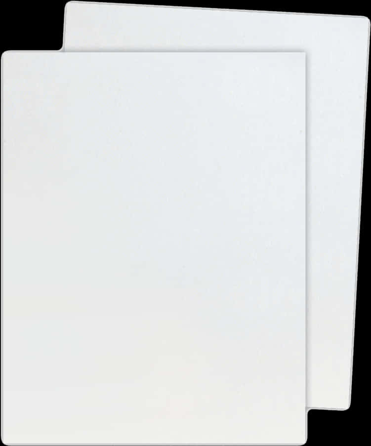 Blank White Paper Sheets