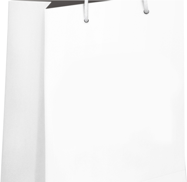 Blank White Shopping Bag