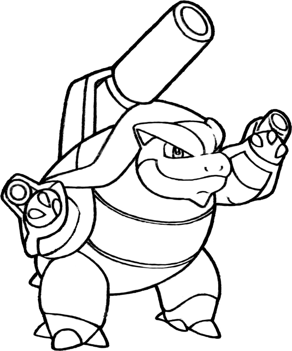 Blastoise Pokemon Drawing