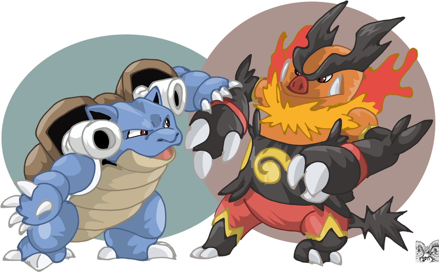 Blastoiseand Emboar Pokemon Showdown