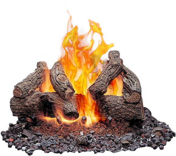 Blazing Firewood Transparent Background.png