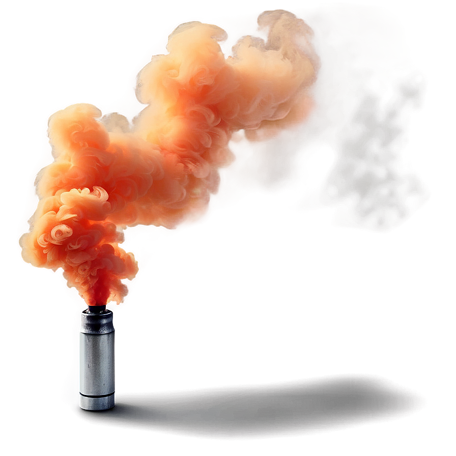 Blazing Orange Smoke Phenomenon Png 83