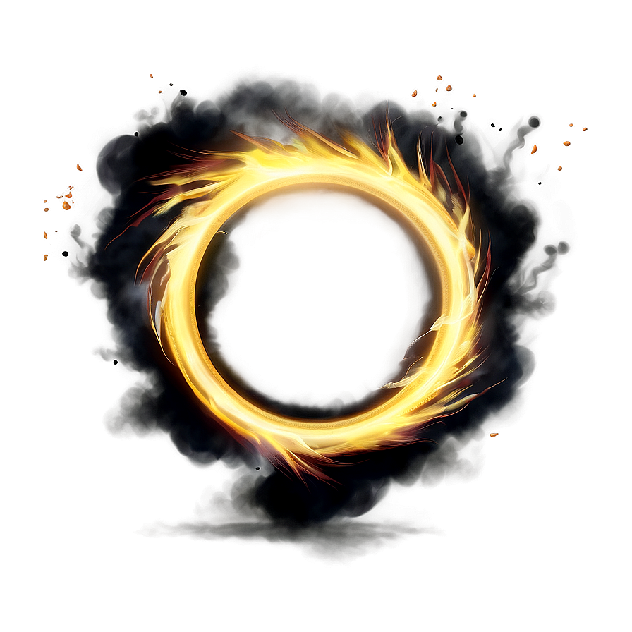 Blazing Ring Illustration Png Ely