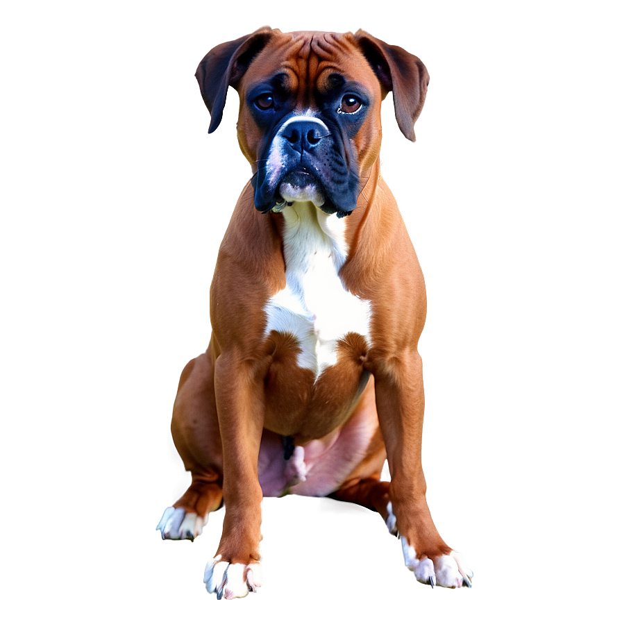 Bleak Boxer Dog Png 06292024