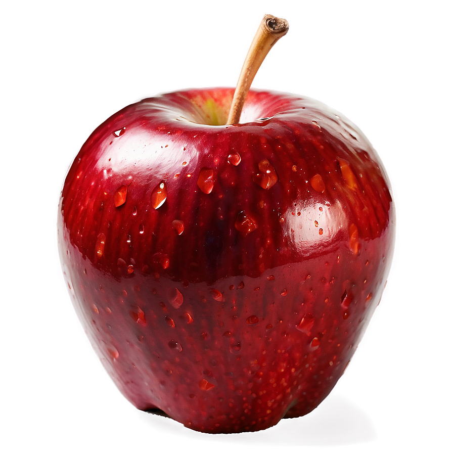 Blemish-free Red Apple Png 06272024