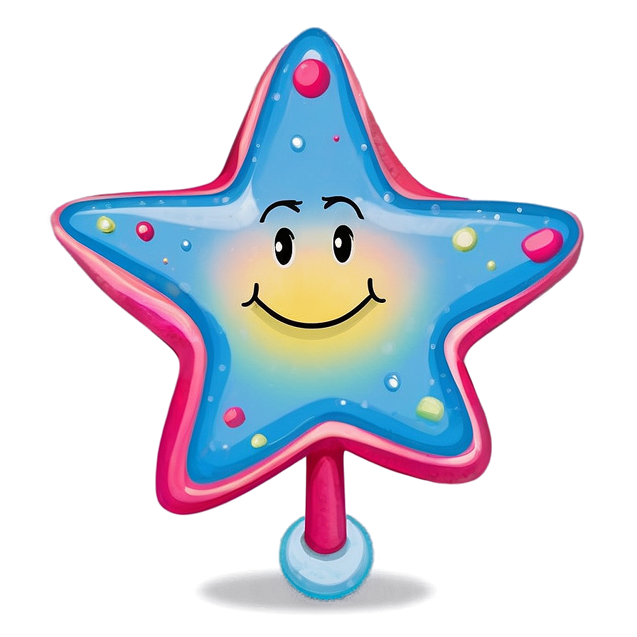 Blissful Star Cute Png 64