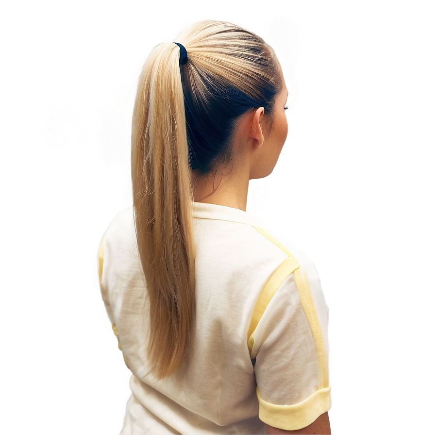 Blond Hair Ponytail Png 7